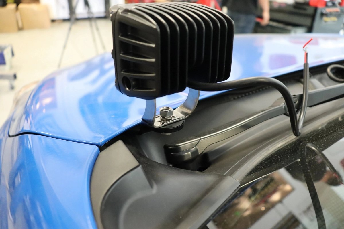 2018 - 2023 Subaru Crosstrek Hood Light Pod Brackets Crawford Performance - Crawford Performance