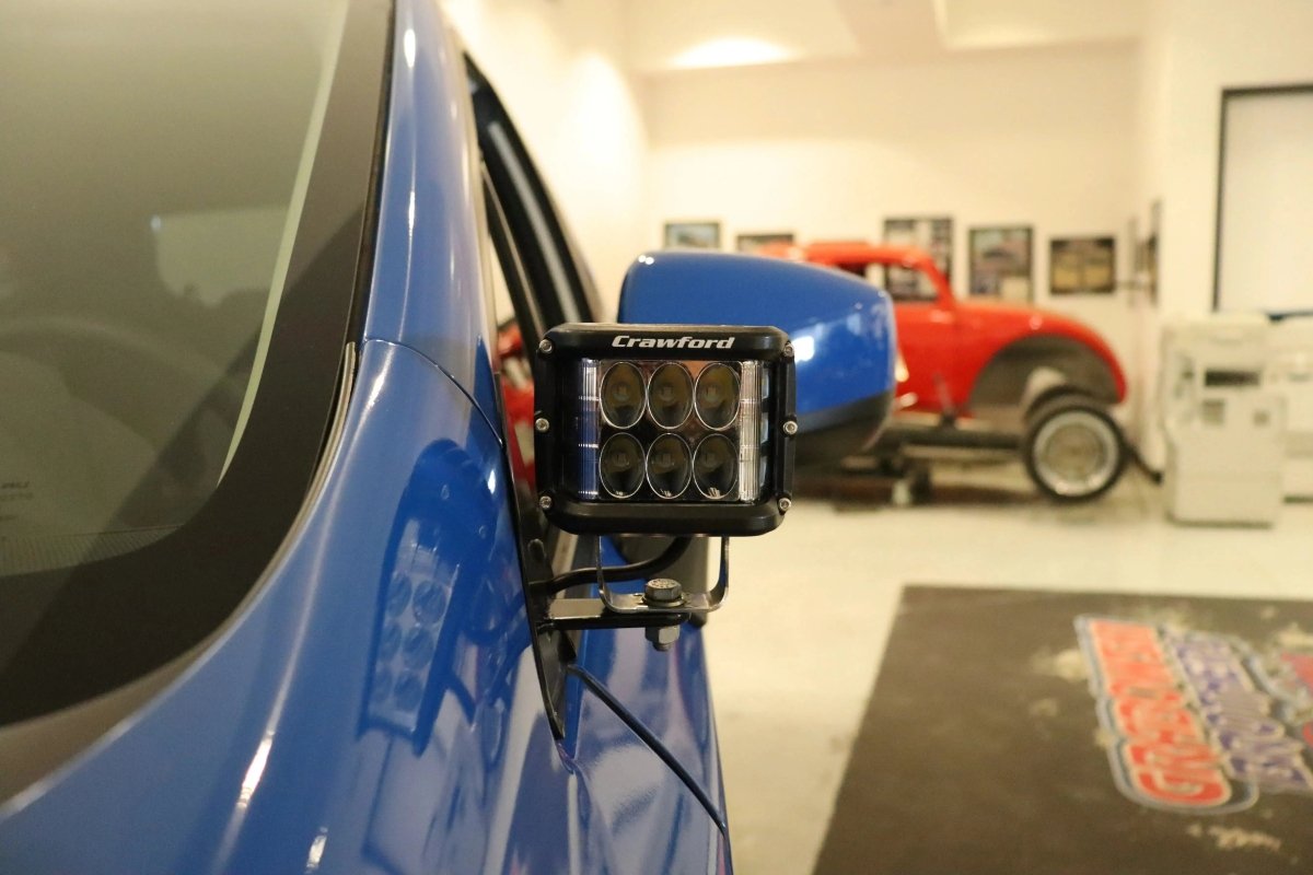 2018 - 2023 Subaru Crosstrek Mirror Light Pod Brackets Crawford Performance - Crawford Performance