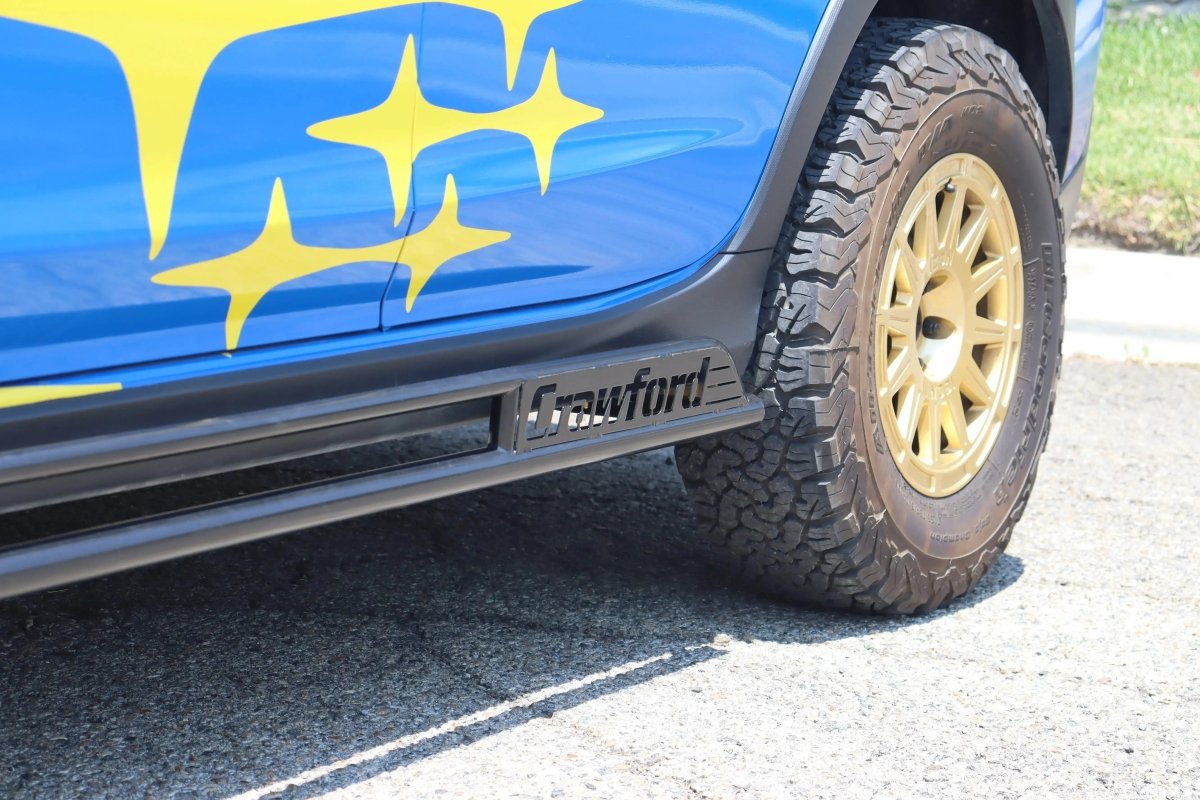 2018+ Subaru Crosstrek Rock Sliders Rock Rails Crawford Performance - Crawford Performance