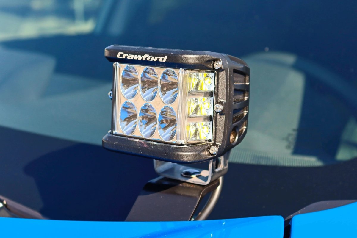 2019 - 2024 Subaru Forester Hood Light Pod Brackets Crawford Performance - Crawford Performance