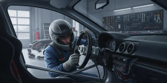 Subaru Steering Wheel Hub Guide for Track Cars - Crawford Performance