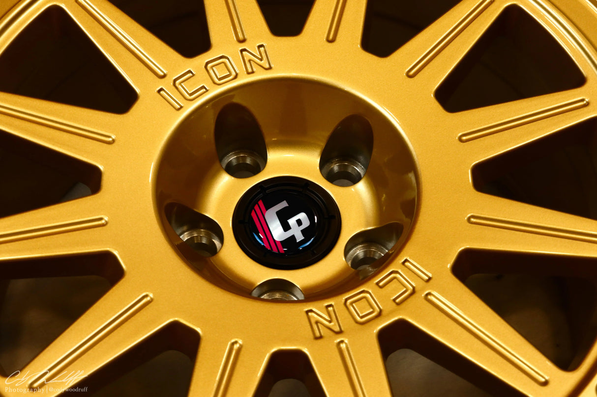 15" CrawfordSPEC Subaru Wheel by ICON Alloys - Rally Gold - 5 x 100 - Crawford Performance