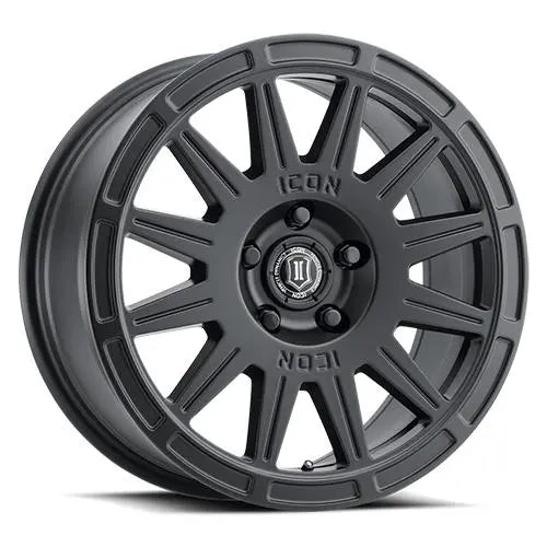 17" CrawfordSpec ICON Alloy Ricochet Subaru Wheel- Satin Black - 5x100 - Crawford Performance