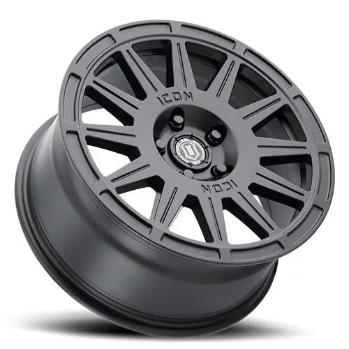 17" CrawfordSpec ICON Alloy Ricochet Subaru Wheel- Satin Black - 5x100 - Crawford Performance