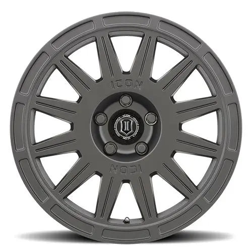 17" CrawfordSpec ICON Alloy Ricochet Subaru Wheel- Satin Black - 5x100 Crawford Performance