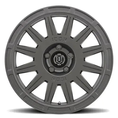 17" CrawfordSpec ICON Alloy Ricochet Subaru Wheel- Satin Black - 5x100 Crawford Performance