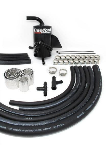 2015 - 2021 Subaru STI Air Oil Separator V2 Crawford Performance - Crawford Performance