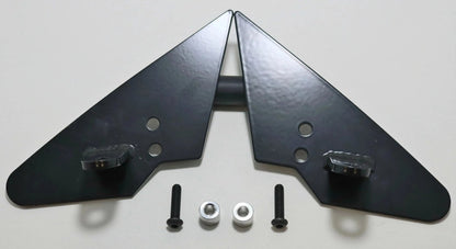Crawford powder-coated mirror light pod mounting brackets for 2018-2023 Subaru Crosstrek