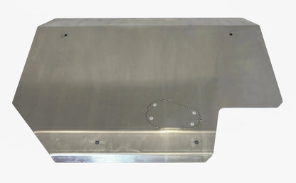 Crawford 3/16-inch aluminum front motor skid plate for 2019-2024 Subaru Forester with oil drain hole
