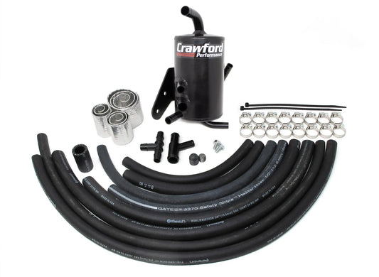 Crawford Performance Air Oil Separator V2 - Outback XT 2007-2009.