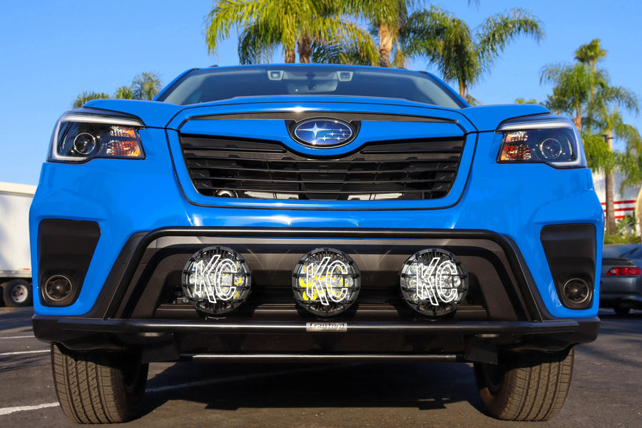 Crawford Front Bumper Brush Guard & Light Kit 2019+ Subaru Forester