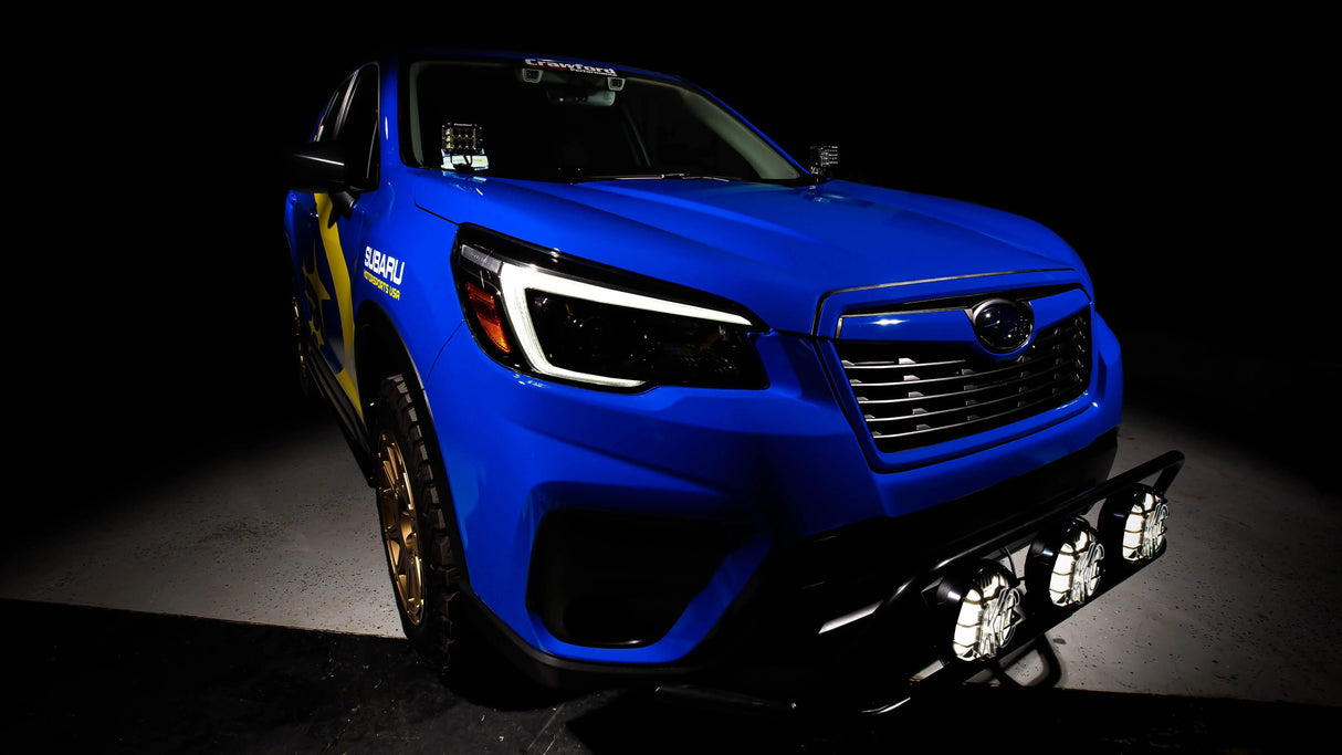 Crawford Hood Light Pod Kit: 2019+ Subaru Forester - Crawford Performance