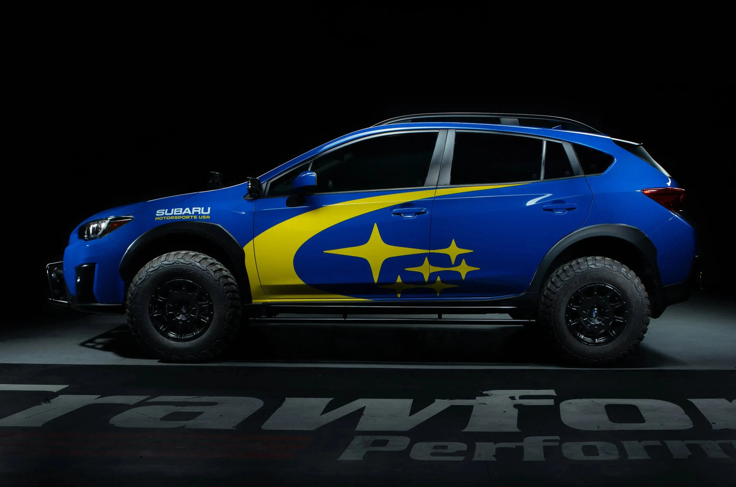 Crawford Performance Subaru Motorsports Rally WRC Livery.