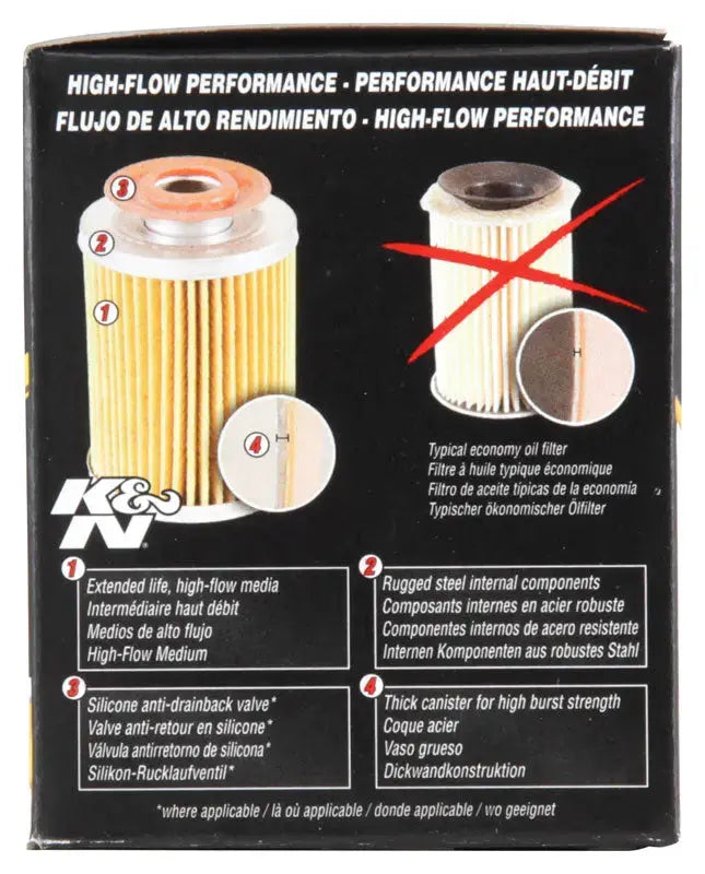 K&N Oil Filter - HP-1004 - Subaru FA.