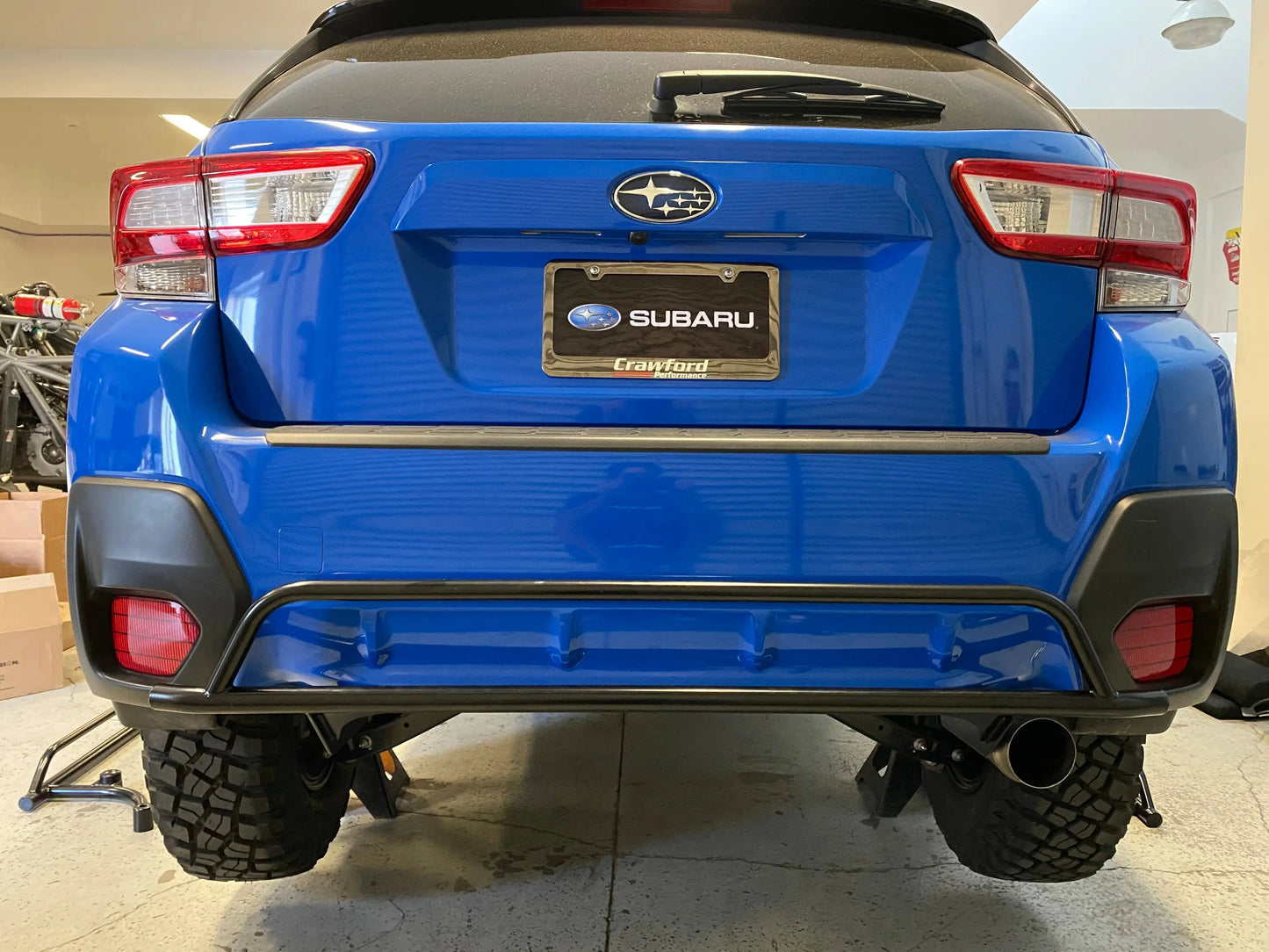 Crawford Performance Rear Bumper Guard 2018-2023 Subaru Crosstrek.