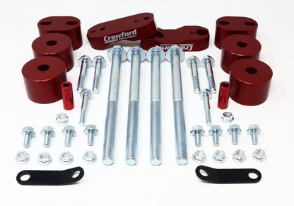 Crawford 2-inch lift kit with subframe drop spacers for 2019+ Subaru Forester
