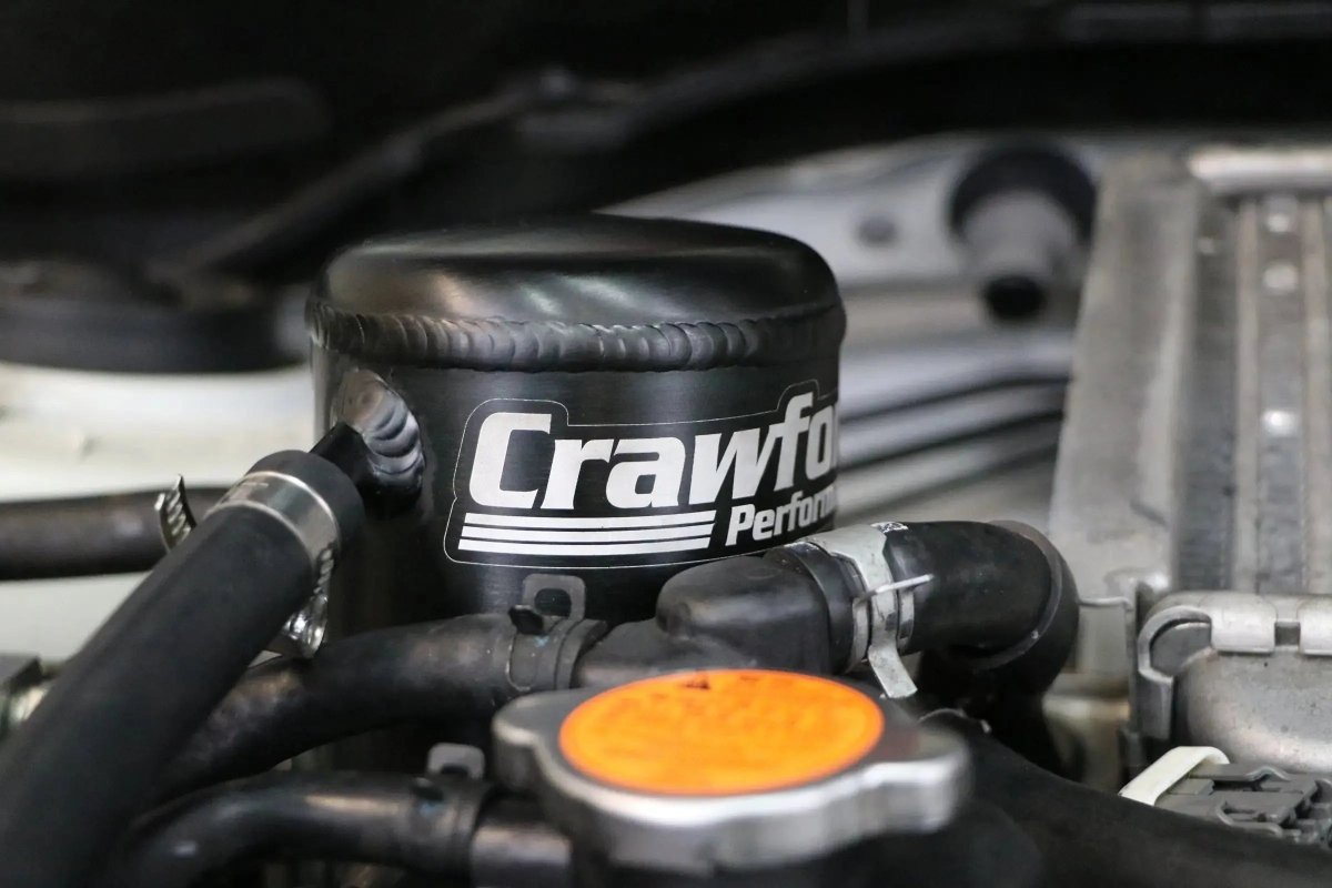 Crawford Performance Air Oil Separator V3 STI 2008 - 2021 w/TMIC - Crawford Performance