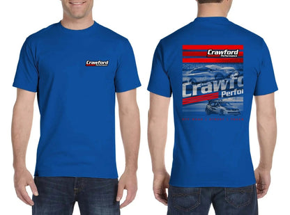 Crawford Performance Off-Road, Street, and Track themed t-shirt