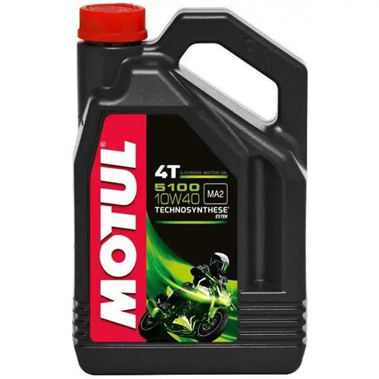 MOTUL Engine Break - In Oil 5100 4T 10W40 1 GALLON - Crawford Performance