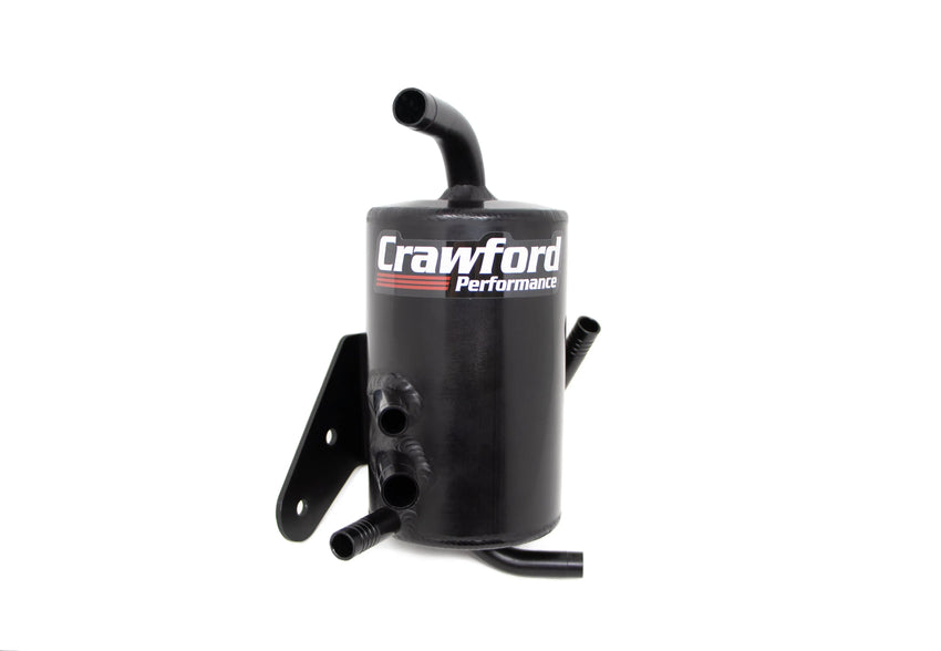 Crawford Performance Air Oil Separator (V2) - Legacy GT: 2005 - 2009 - Front View