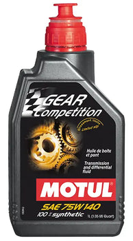 MOTUL Gear Oil: GEAR Competition 75W140 (1 LITER) - 105779