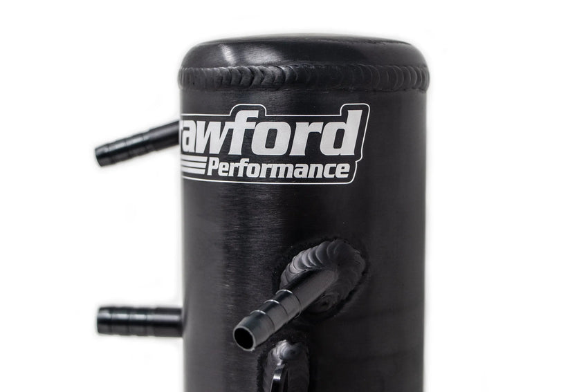 Crawford Air Oil Separator (V3) - Forester XT: 2007 - 2013 w/ TMIC - Side View