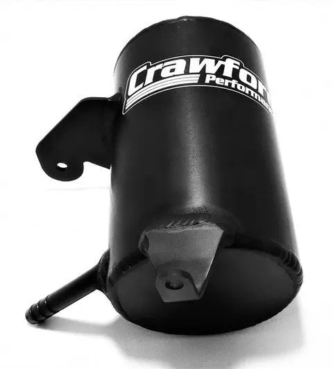 Crawford Air Oil Separator (Baja Edition) - 2011-2016 Forester 2.5i - 3/4 Bottom View